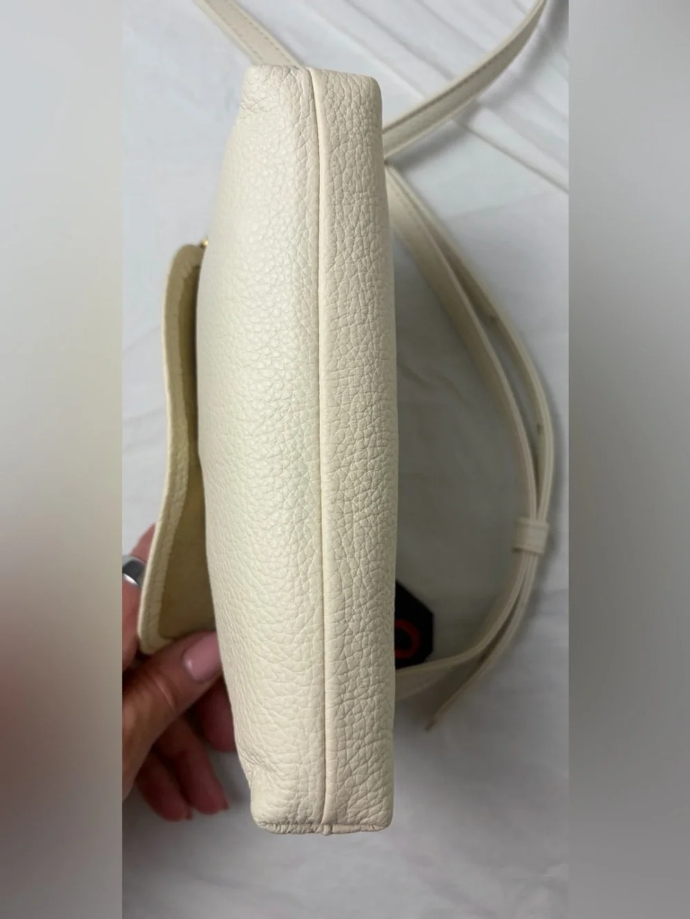 ORSYN Kaanapali Crossbody Milk Pebble Leather BNWT Made in USA🇺🇸